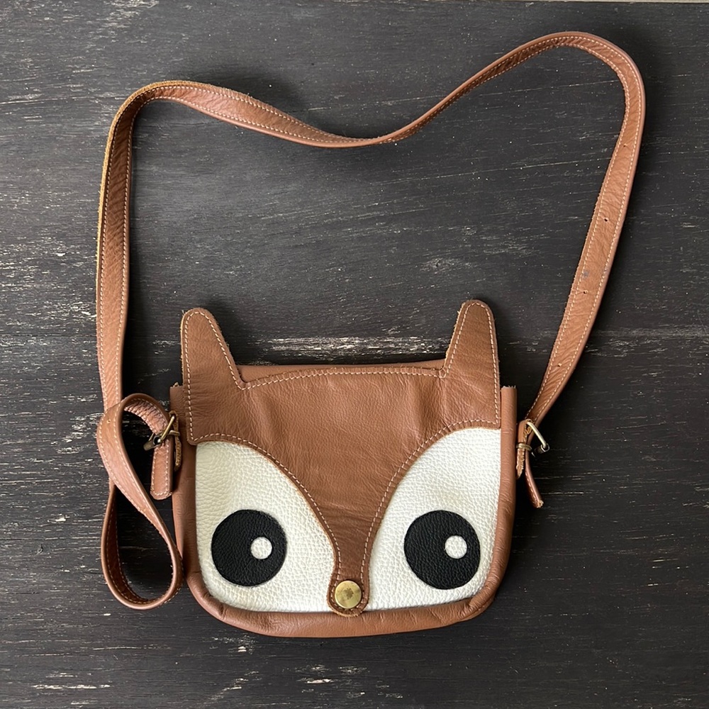 La Lisette Leather Fox Purse
